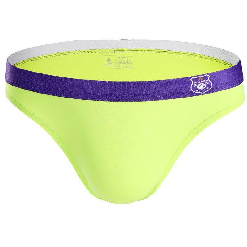 Men's Ice Silk High Elastic Nylon Briefs
