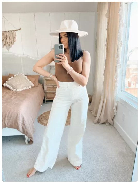 High Waist Wide Leg Pants