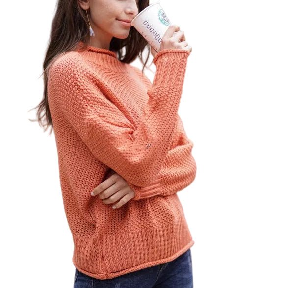 Women’s High Neck Knit Sweater