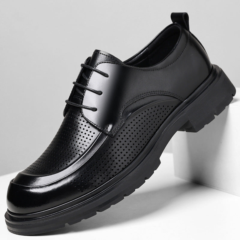 Hollow Leather Shoes