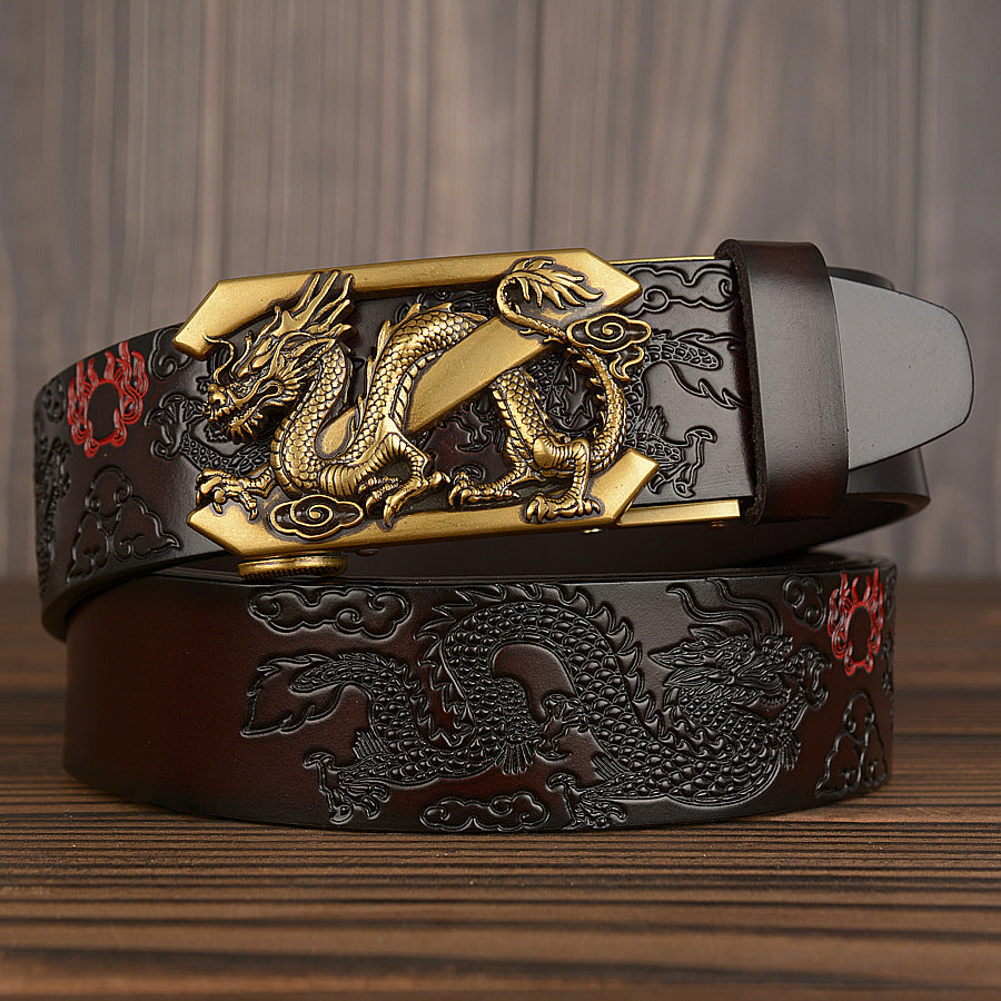 Ssangyong Play Bead Carved Belt