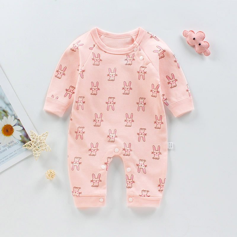 Long-sleeved Cotton Romper