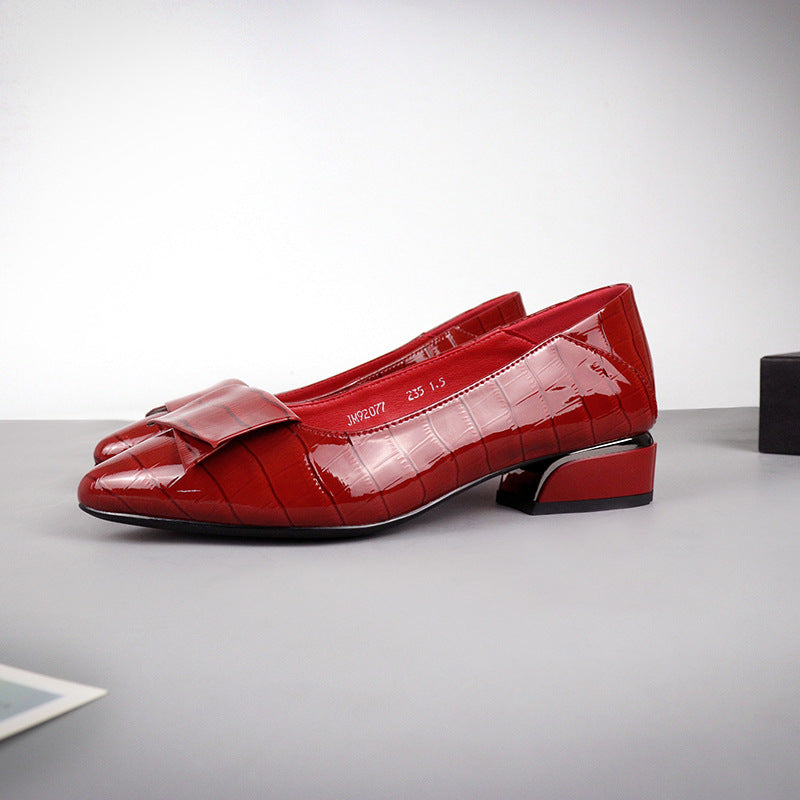 Thick Heel Mid-heel Fashion Shoes