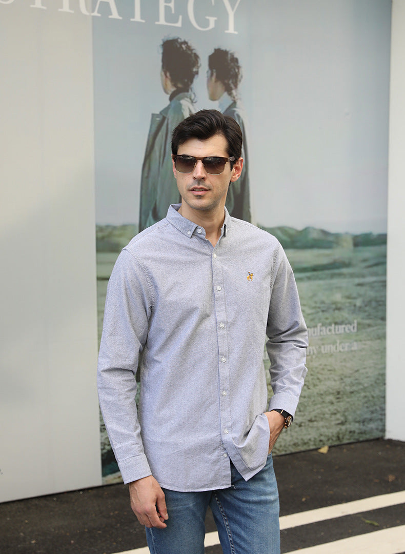 Men Long-sleeved Casual shirt
