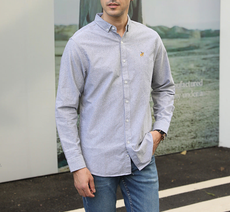 Men Long-sleeved Casual shirt