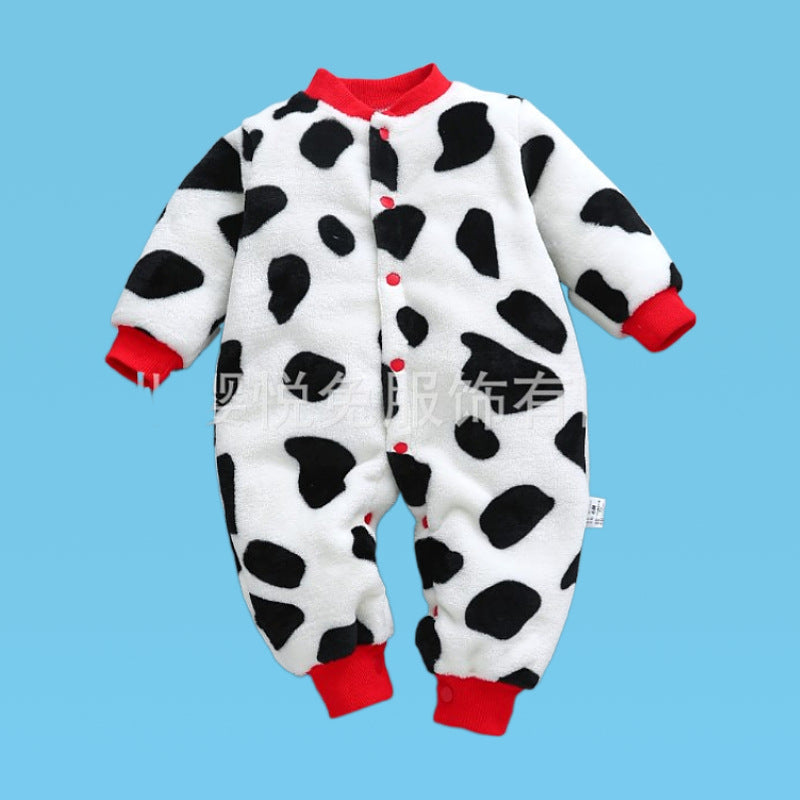 Infant One-piece Crawling Suit Single Breasted Romper