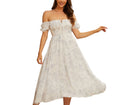 Short Sleeve Mid-length Dress