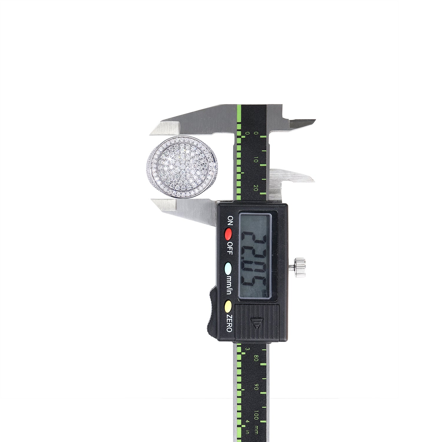 King of Hip-Hop Moissanite Men’s Ring – S925 Platinum Plated