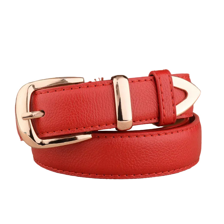 Paint Alloy Buckle Pant Belt
