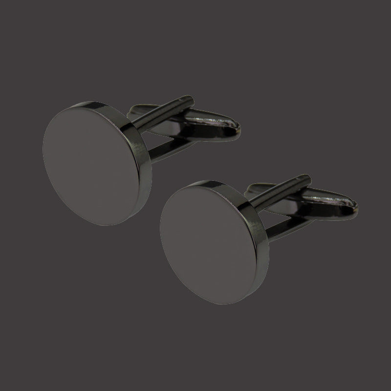 Men Metal Copper Cufflinks- Diamond Sadaf