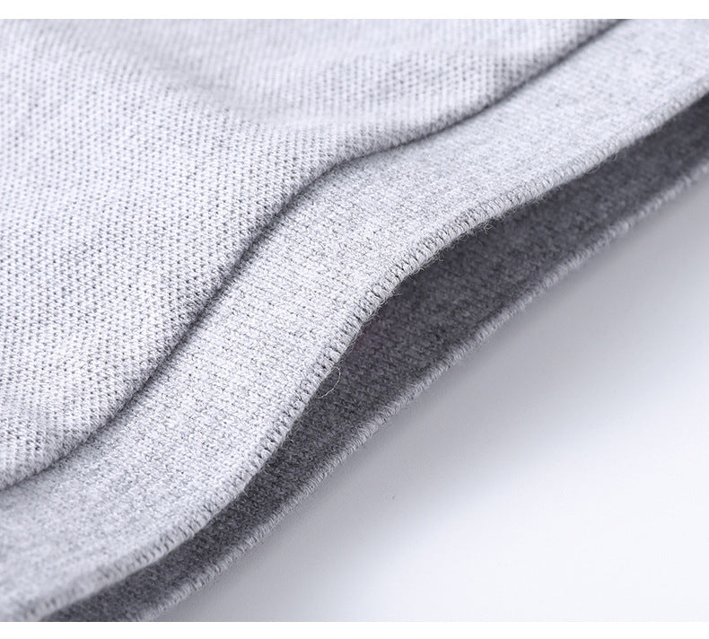 Summer Short-sleeved Embroidered Men's Polo Shirt Imitation Cotton Business Casual Lapels