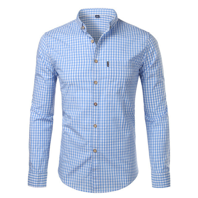 Small Plaid Shirt long Sleeves