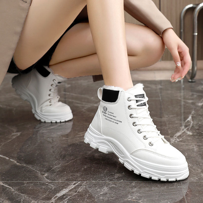 High-top cotton padded velvet Shoes