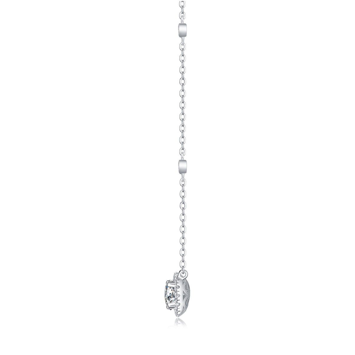 The Fate In Dreams - A Fashionable And Trendy Necklace Pendant Set With Top-quality Moissanite S925 Silver And Platinum Plating Can Be Tested With A Diamond Pen