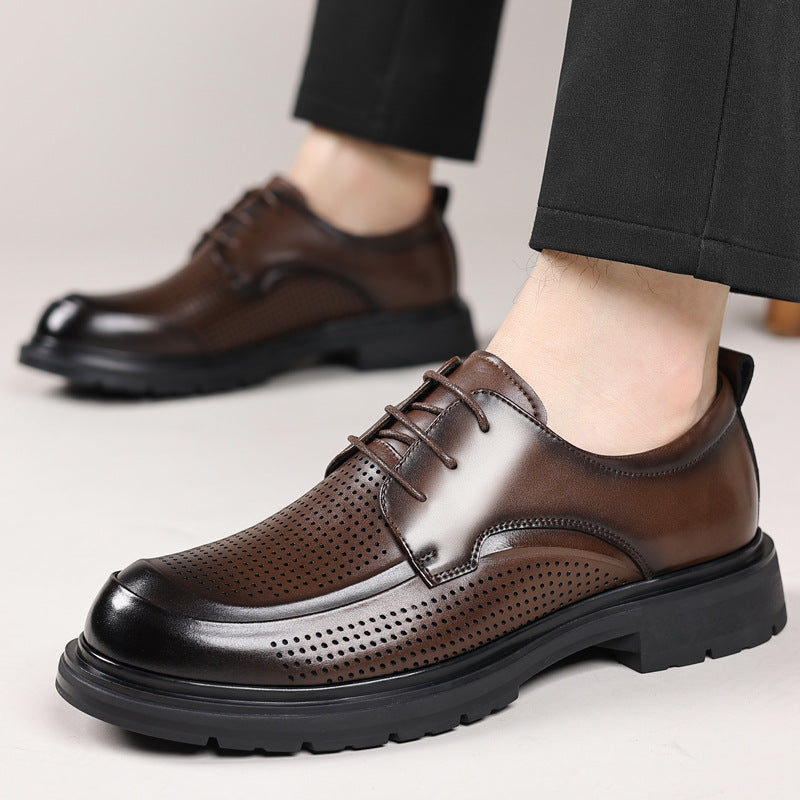 Hollow Leather Shoes