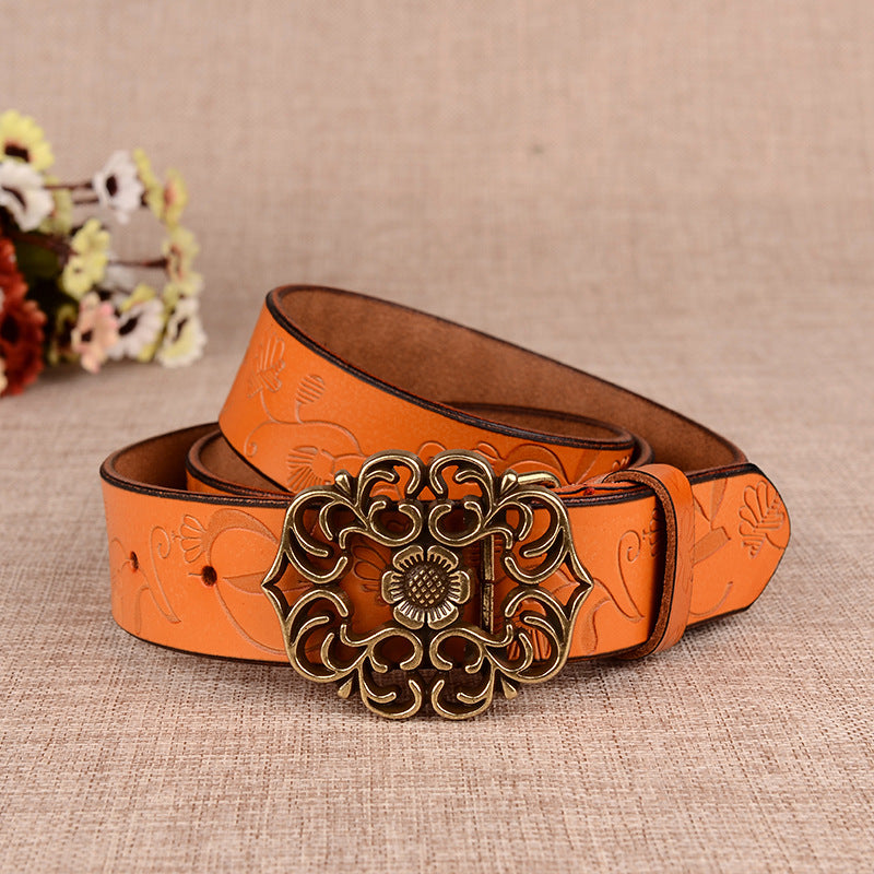 Leather Vintage Decorative Belt