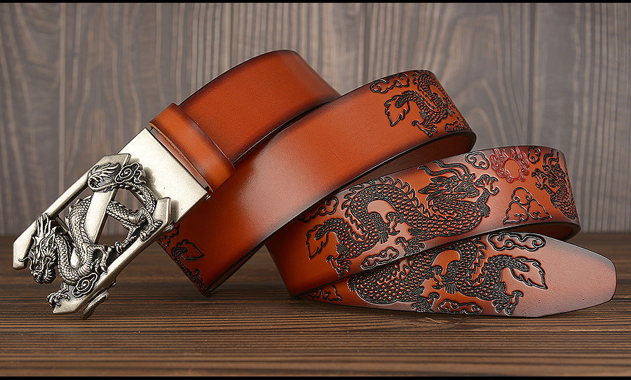 Ssangyong Play Bead Carved Belt