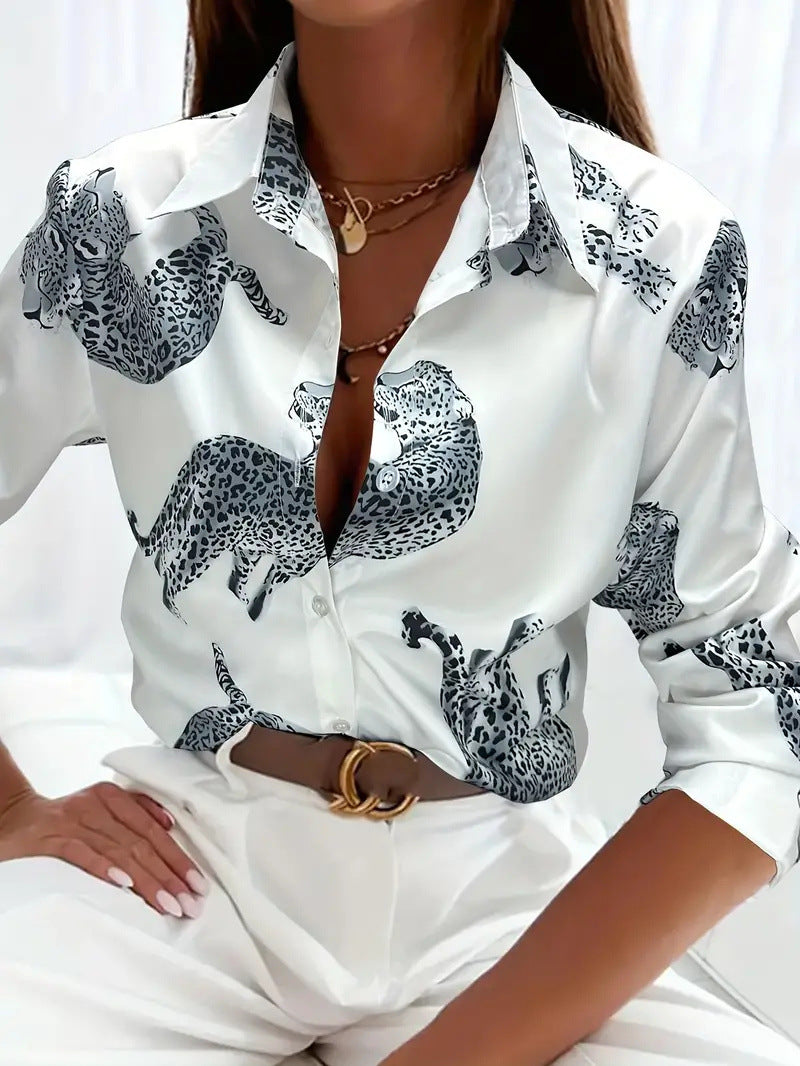 Women's Long-sleeved Blouse