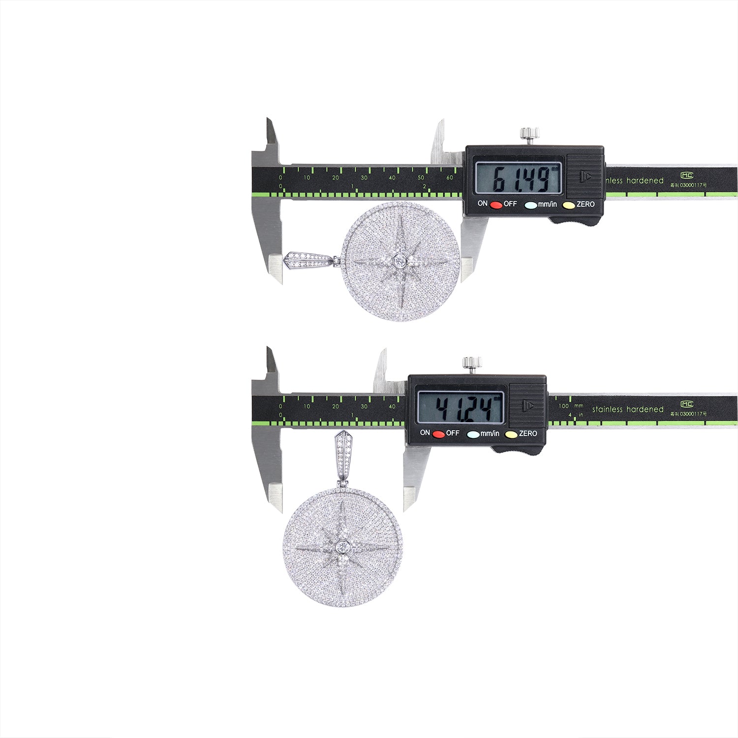 Round And Dazzling - A Fashionable And Trendy Necklace Pendant Set With Top-quality Moissanite S925 Silver And Platinum-plated. It Can Be Tested With A Diamond Pen