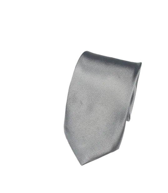 8cm Black Hand-tied Plain Suit Tie