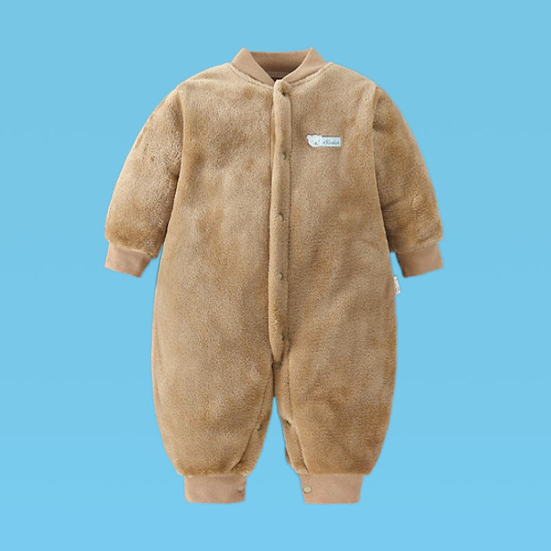 Infant One-piece Crawling Suit Single Breasted Romper