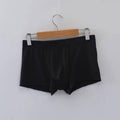 Men's Ice Silk Solid Color Boxer Shorts