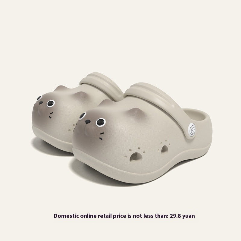 Closed Toe Home Outdoor Slippers
