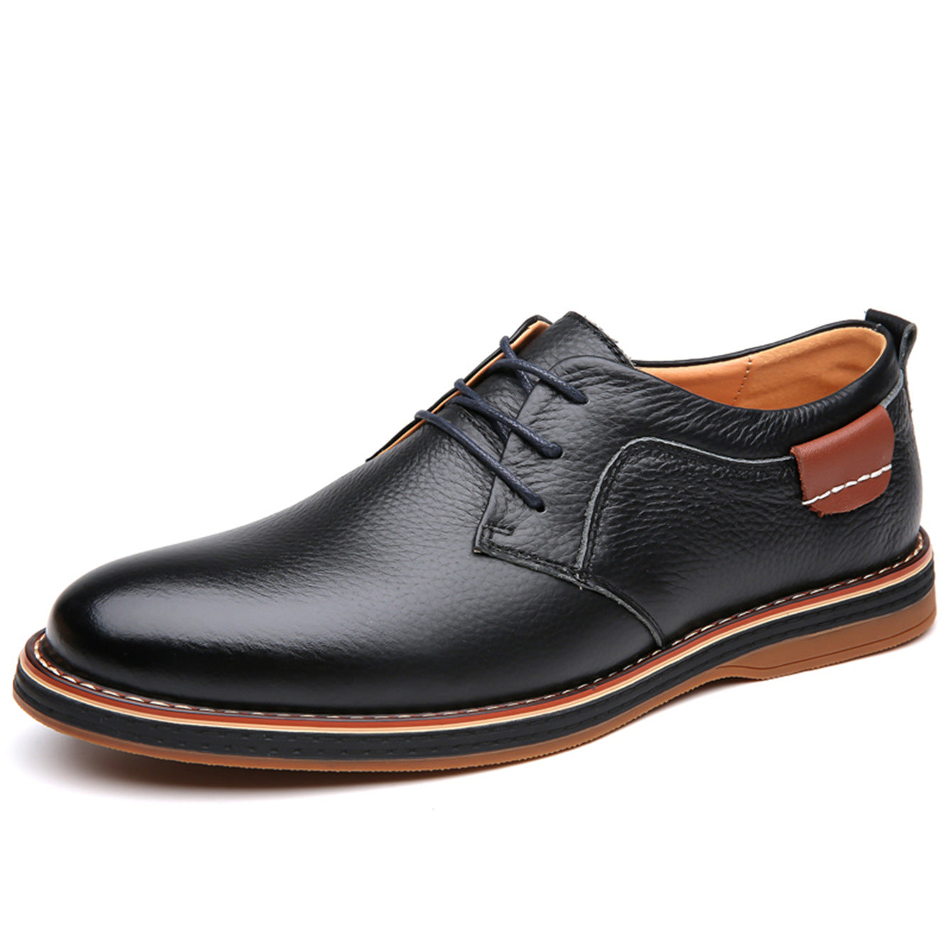Leather Shoes Handmade Stitching