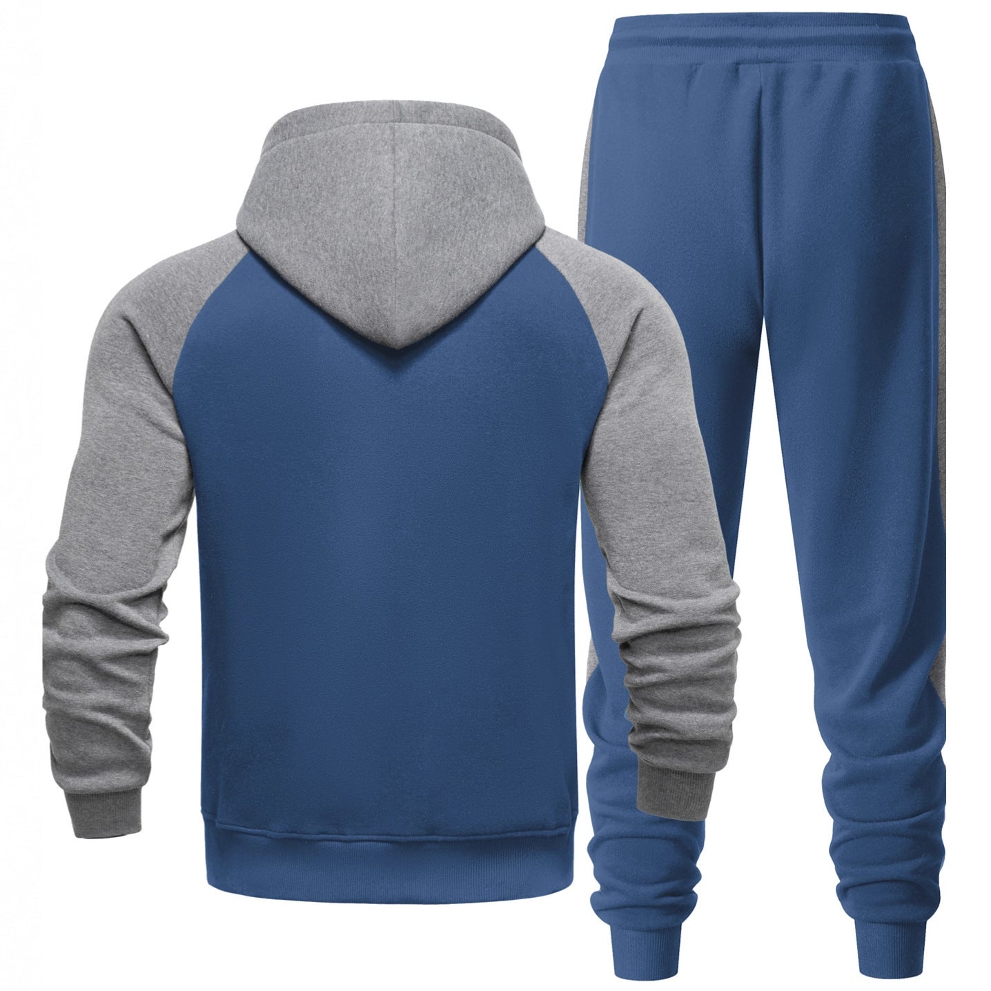 Raglan-sleeve Hooded Sweatshirt Casual Sportswear