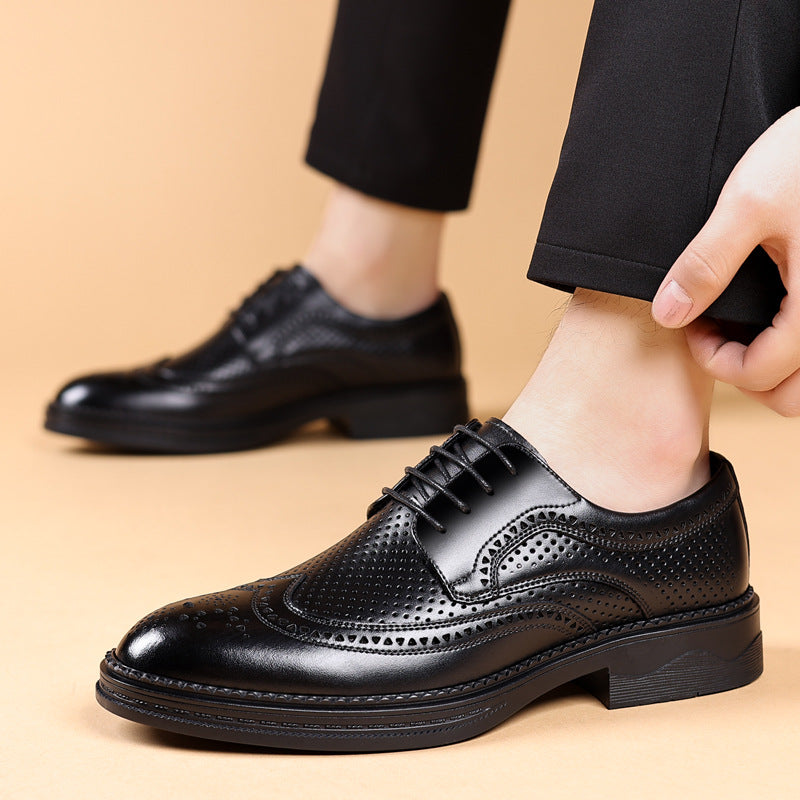Hollow  Business leather  Formal Wear