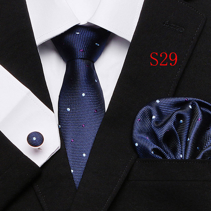 Paisley Series European And American Fashion Tie Three-piece Suit