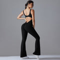 Beauty Back Hip Lifting Long Slim Wide Leg Jumpsuit