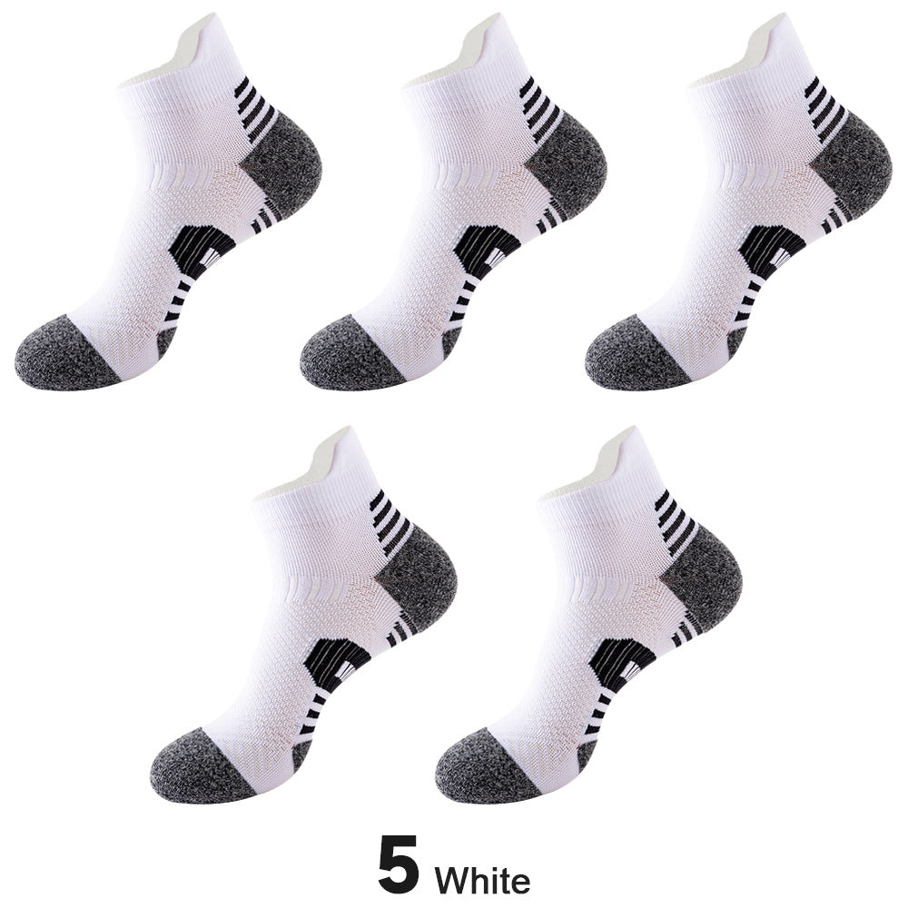 Men's Thick Towel Bottom Breathable Sports Socks