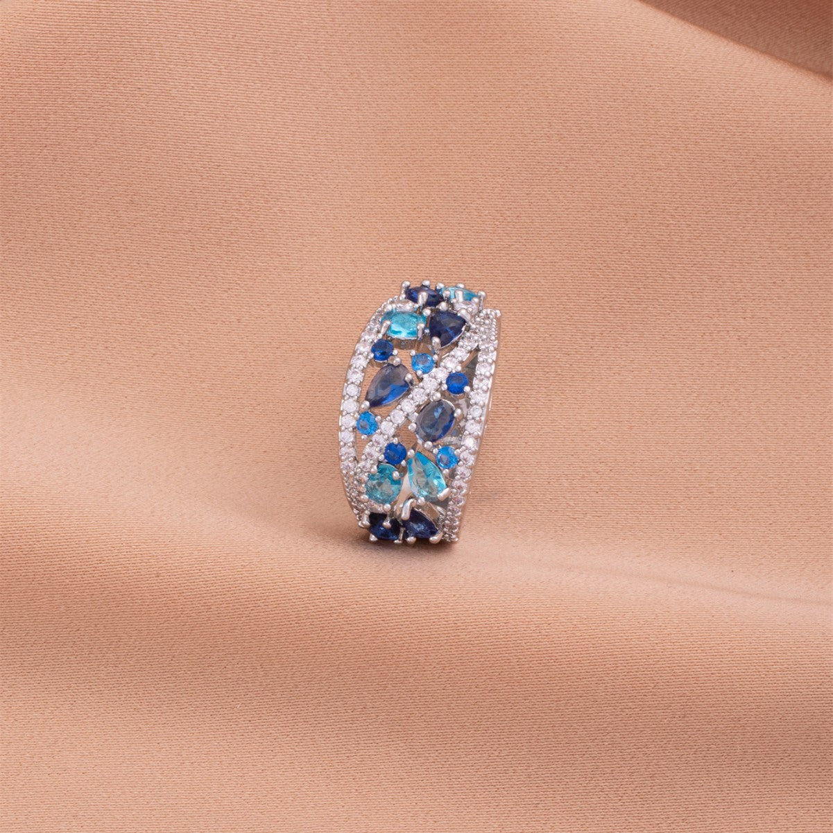 Round Hollow Advanced Texture Ring Unique