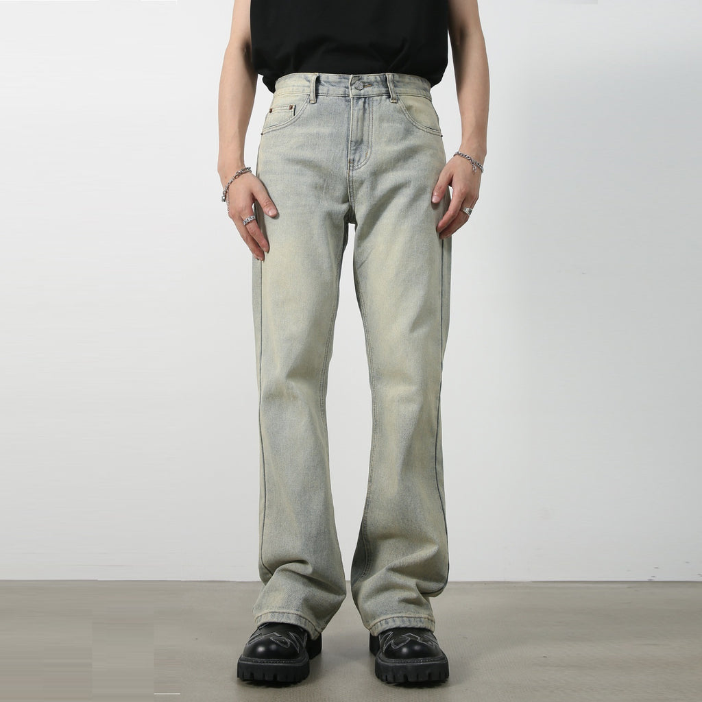 Versatile Basic Straight Fitted Boot-cut Jeans