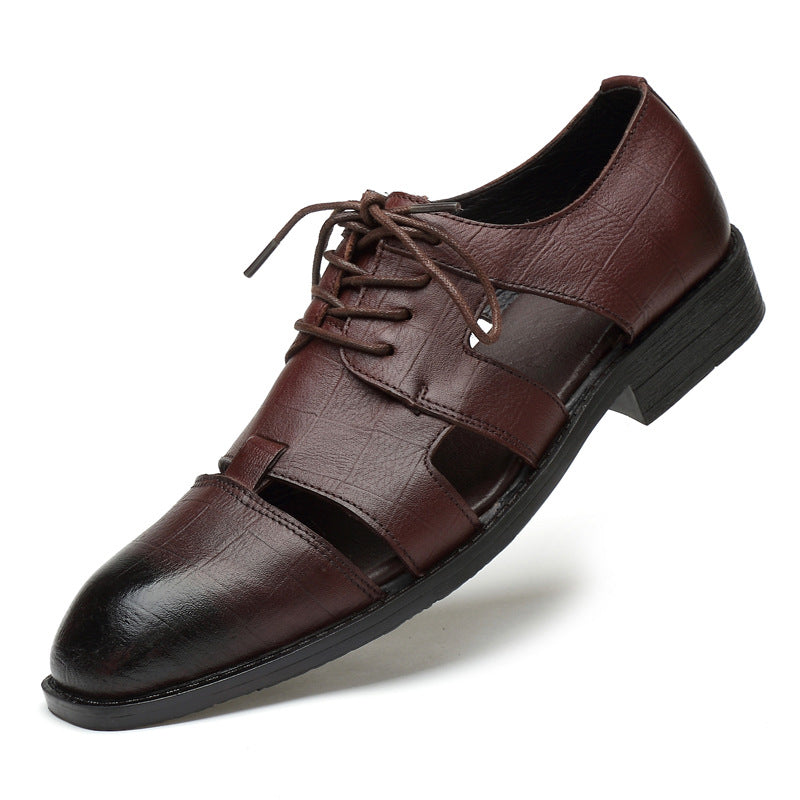 Men’s Hollow Business Formal Buckle Shoes
