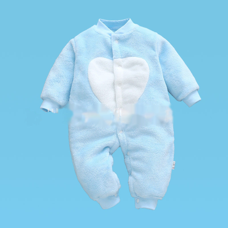 Infant One-piece Crawling Suit Single Breasted Romper