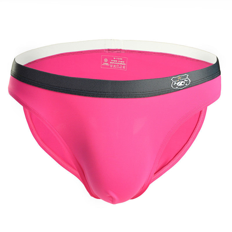 Men's Ice Silk High Elastic Nylon Briefs