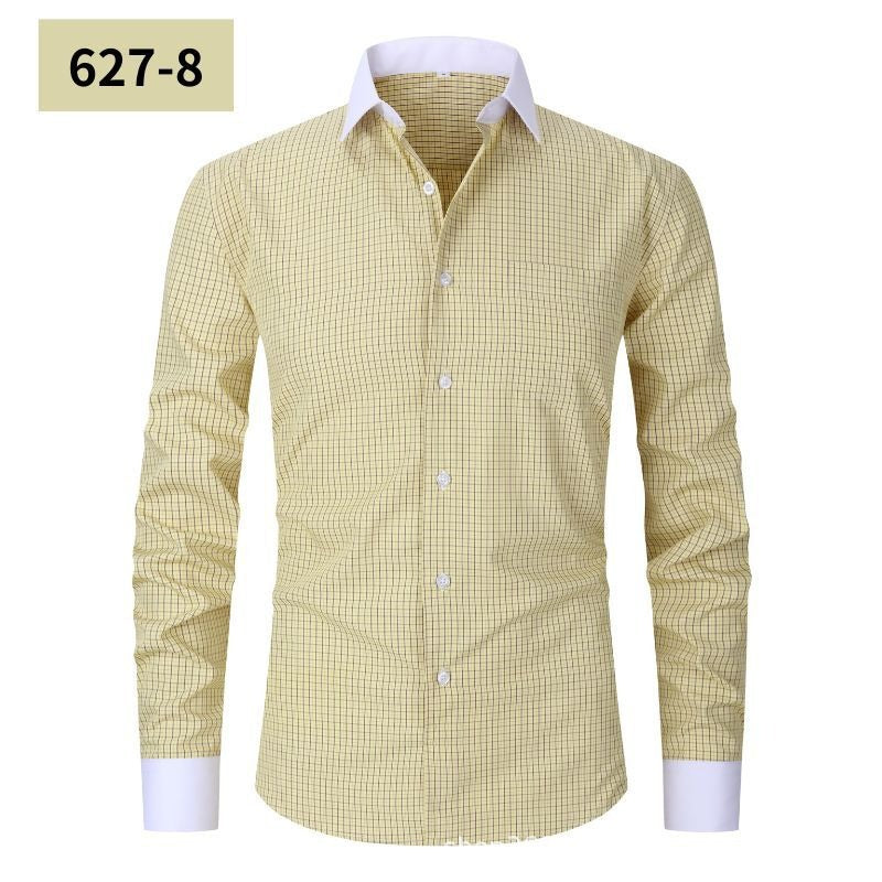 Mens Striped Shirt Summer Fashionable Plus Size