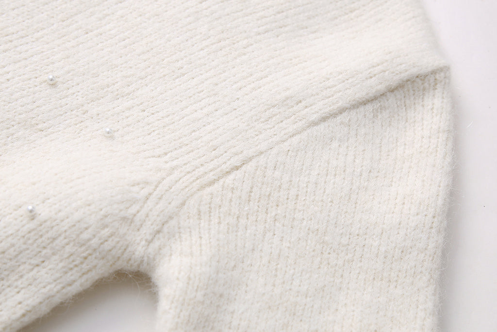 White Pearls Knitwear set