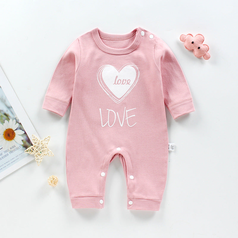 Long-sleeved Cotton Romper
