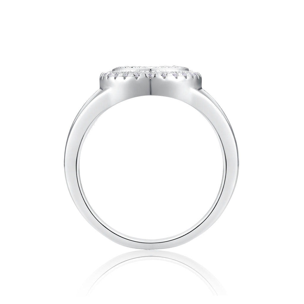 Starlight Moissanite Men’s Ring – S925 Platinum Plated | Diamond Sadaf