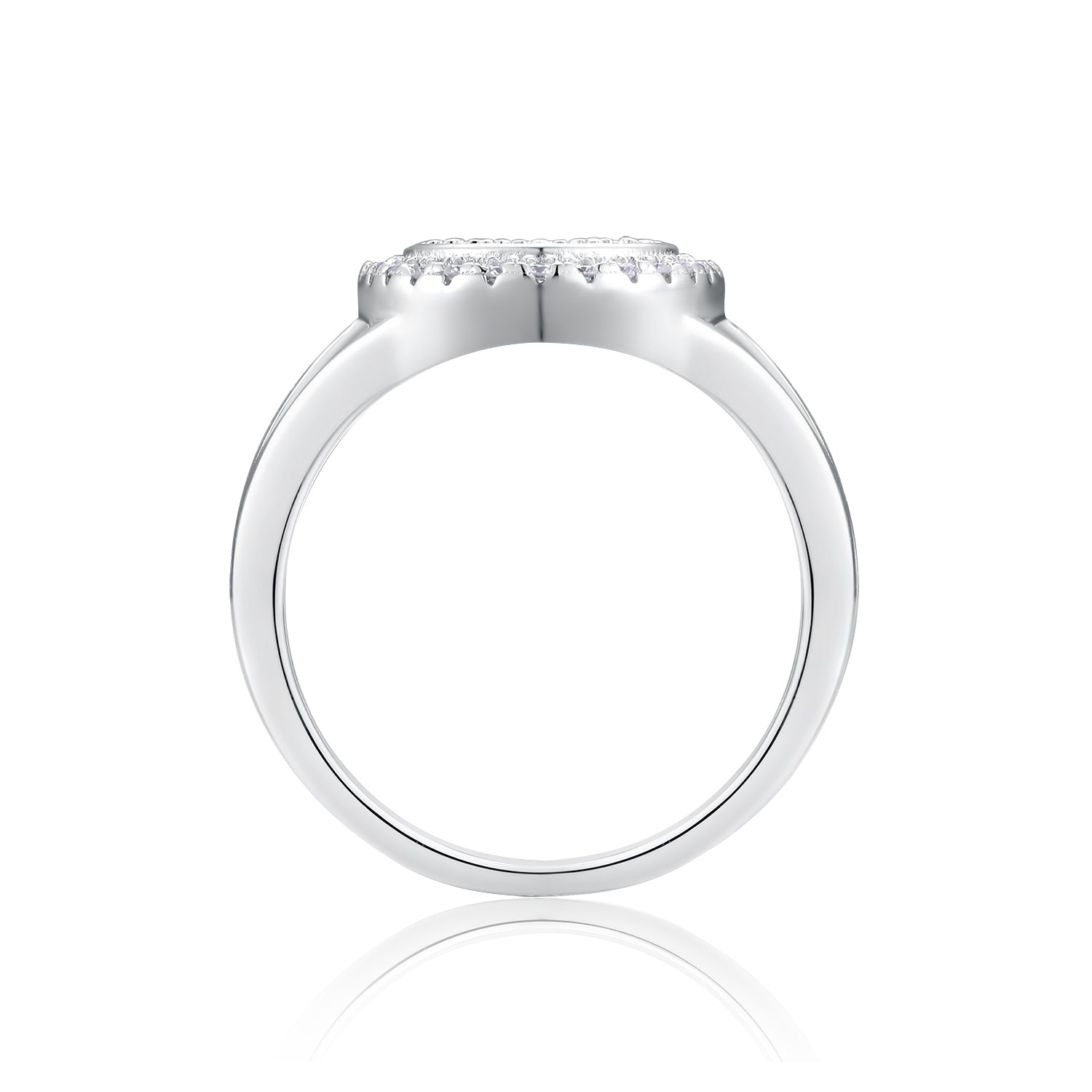 Starlight Moissanite Men’s Ring – S925 Platinum Plated | Diamond Sadaf