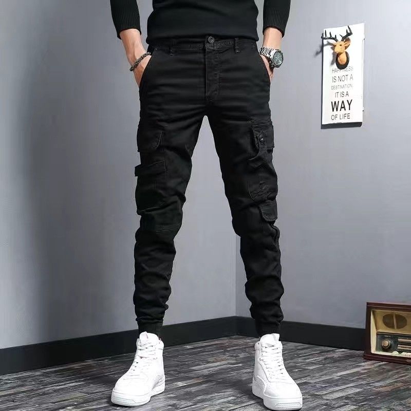 Slim Fit Elastic Casual Denim