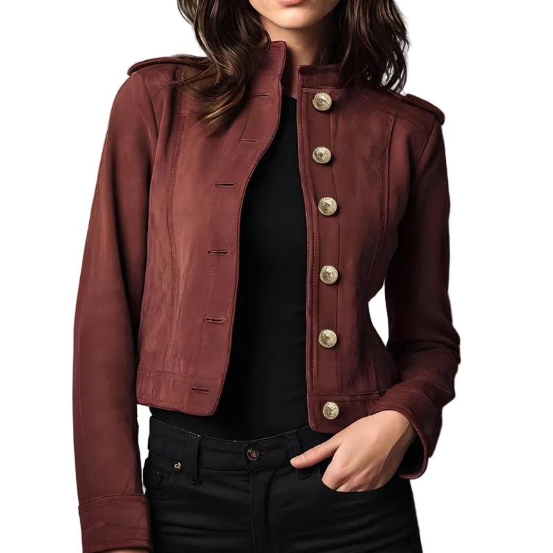 Women's   Short Suede Jacket