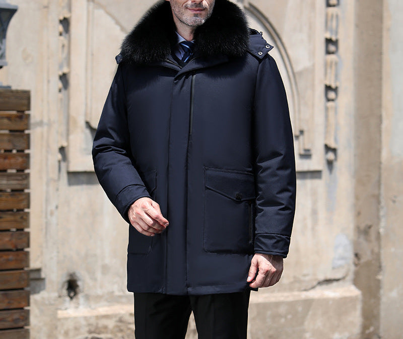 Men's Detachable Liner Mid-length Coat