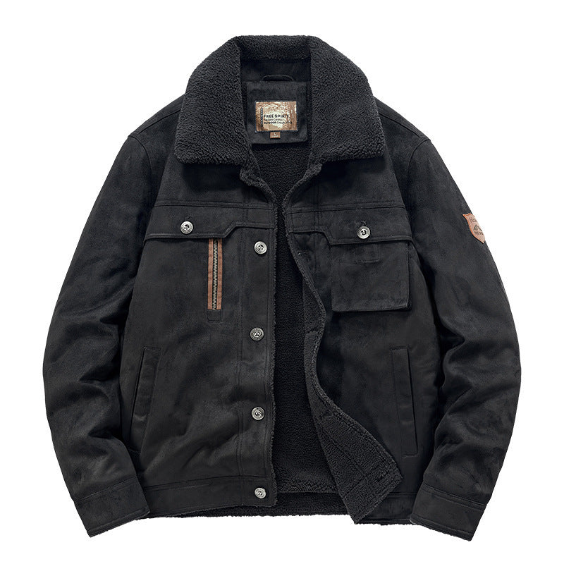 Autumn And Winter New Men's Deerskin Jacket